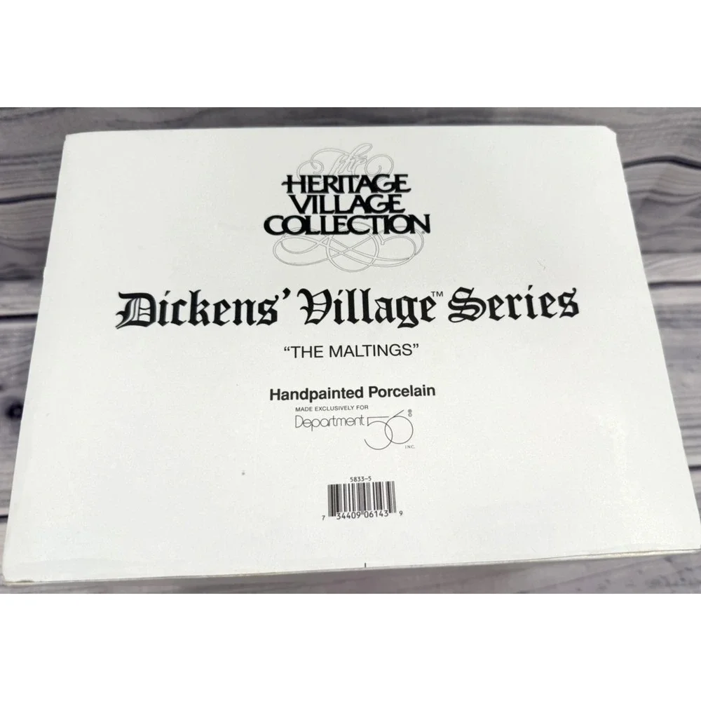 DEPT‎ 56 THE DICKENS VILLAGE SERIES THE MALTINGS  - RETIRED